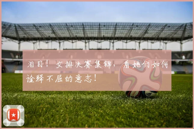 泪目！女排决赛集锦，看她们如何诠释不屈的意志！