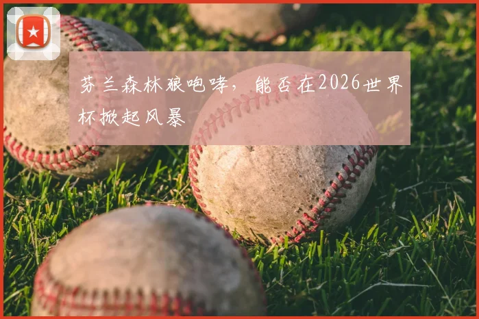芬兰森林狼咆哮，能否在2026世界杯掀起风暴